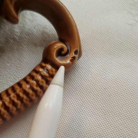 Vintage Deville Beer Mug Schooner Ship Nautical Raised Design Made in Japan - Picture 11 of 11